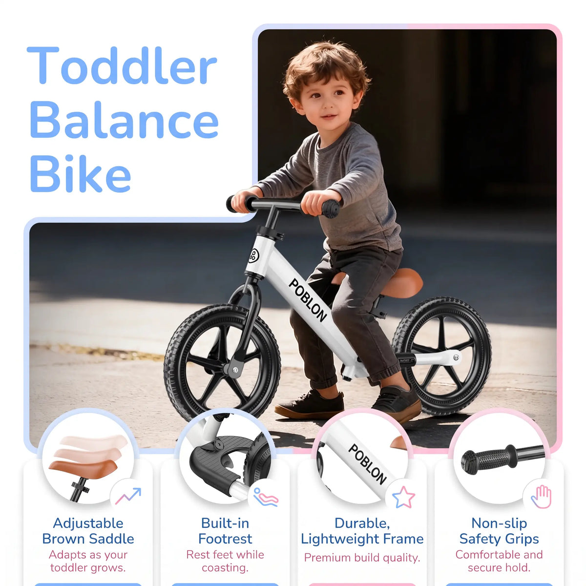 Kind op Movebaby loopfiets