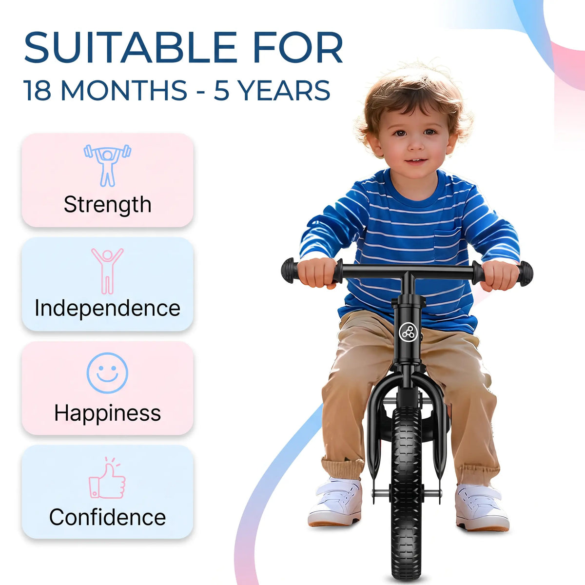 Details van Movebaby kinderloopfiets