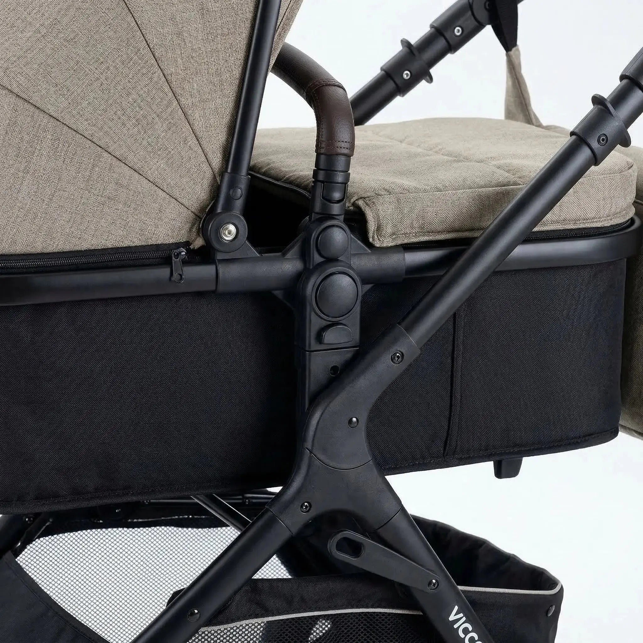 Movebaby™ Luxe 3-in-1 Kinderwagen – Compleet met 9 Accessoires | Verstelbaar, Inklapbaar & Geschikt vanaf Geboorte Movebaby