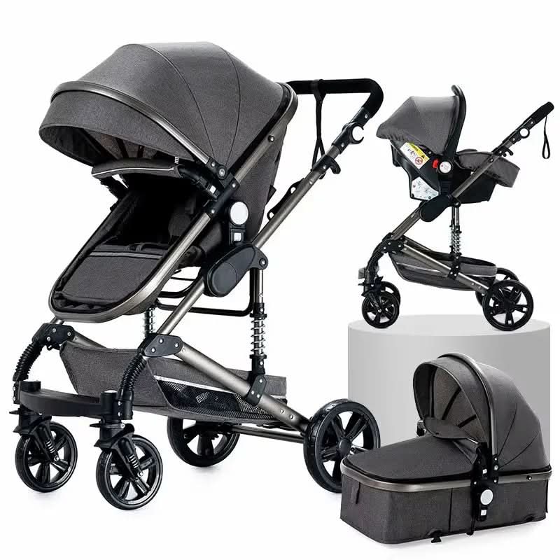 Movebaby™ Xr Luxe Kinderwagen 3-in-1 | Draagbaar en Opvouwbaar met Aluminium Frame Movebaby