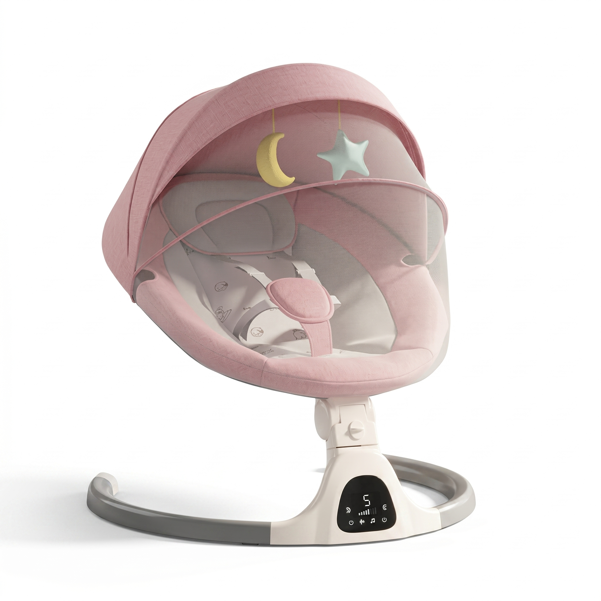 Movebaby™ Electric Baby Rocker with Remote Control – From Birth to 15 kg